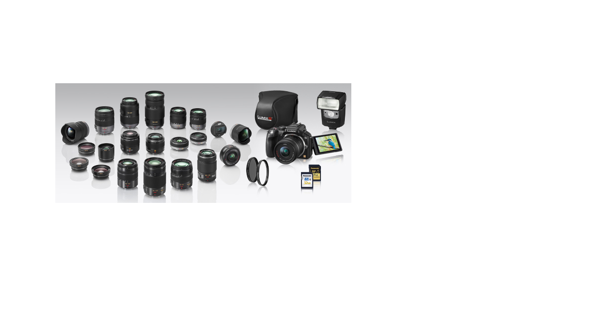 Kreativer durch eine Vielzahl an Objektiven & Zubehör